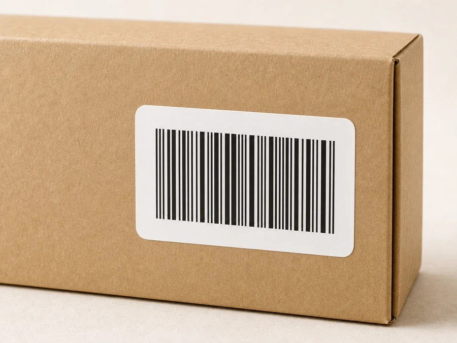 Barcode private label packaging customization option