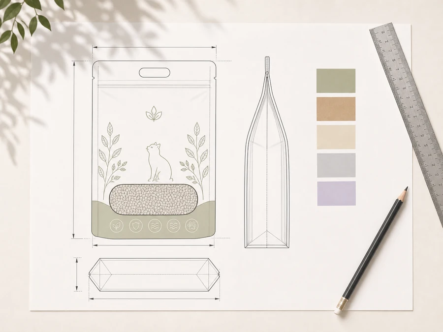 Size private label packaging customization option