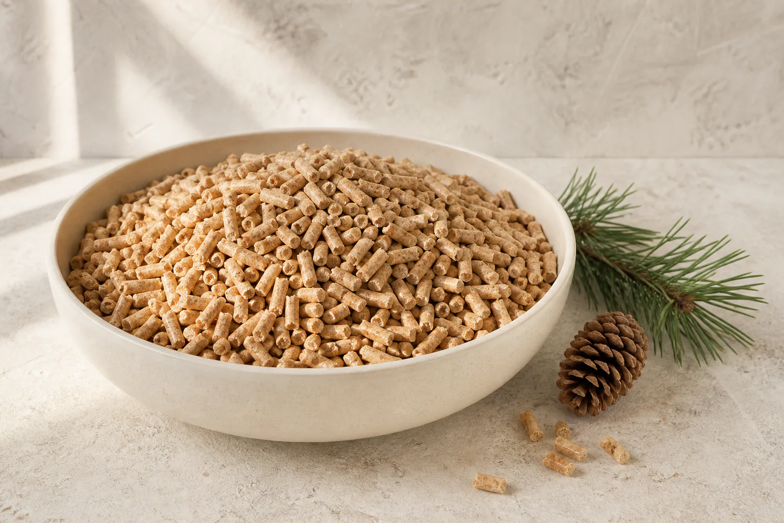 Pine Cat Litter for Natural Pellet Product Lines product sample